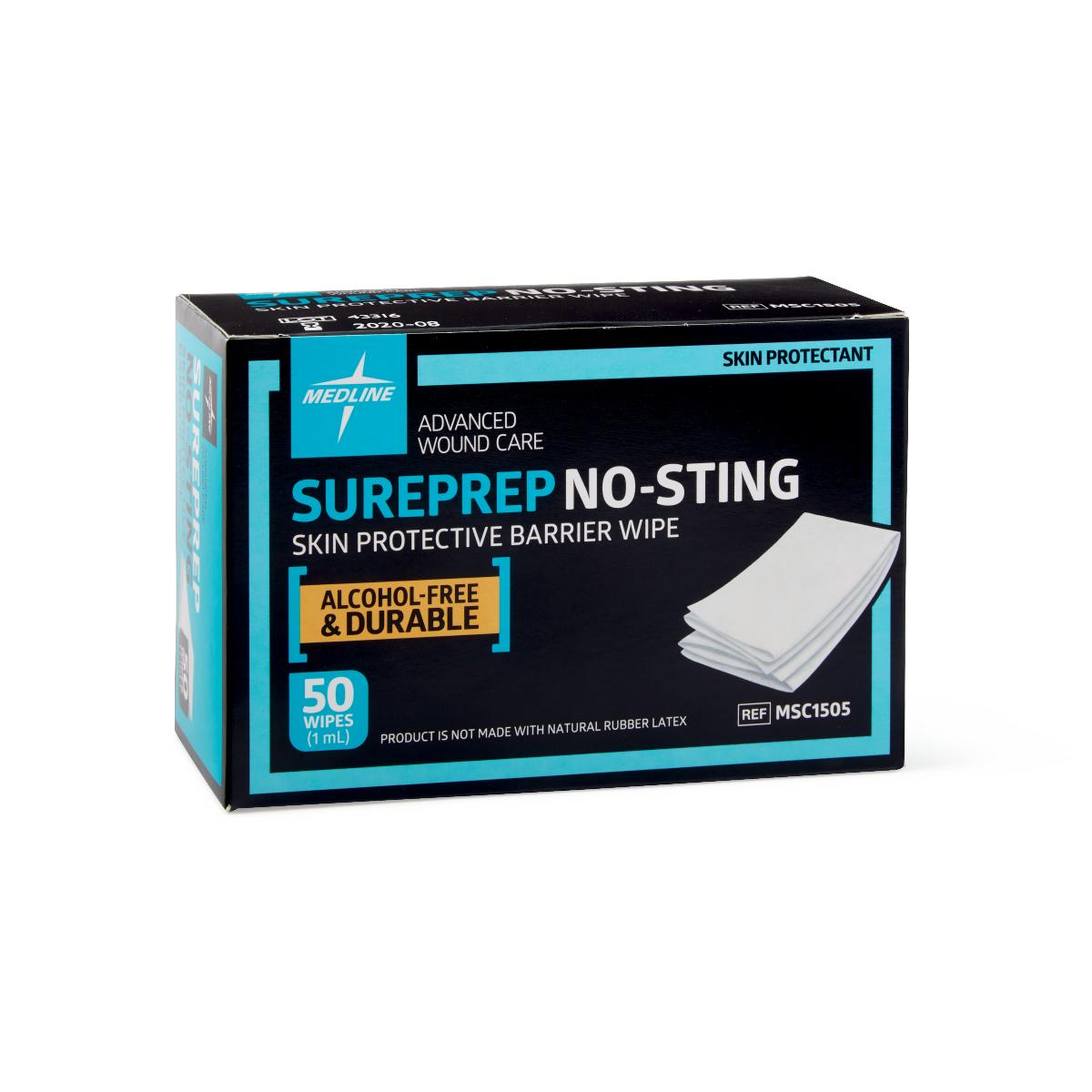 Sureprep No Sting Wipe, 1 mL 50/bx, 500 ea/ cs MSC1505 - Save On Medical