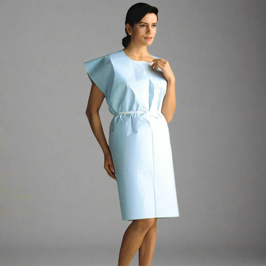 Disposable Exam Gowns (30" x 42")- 50/Case - Save On Medical