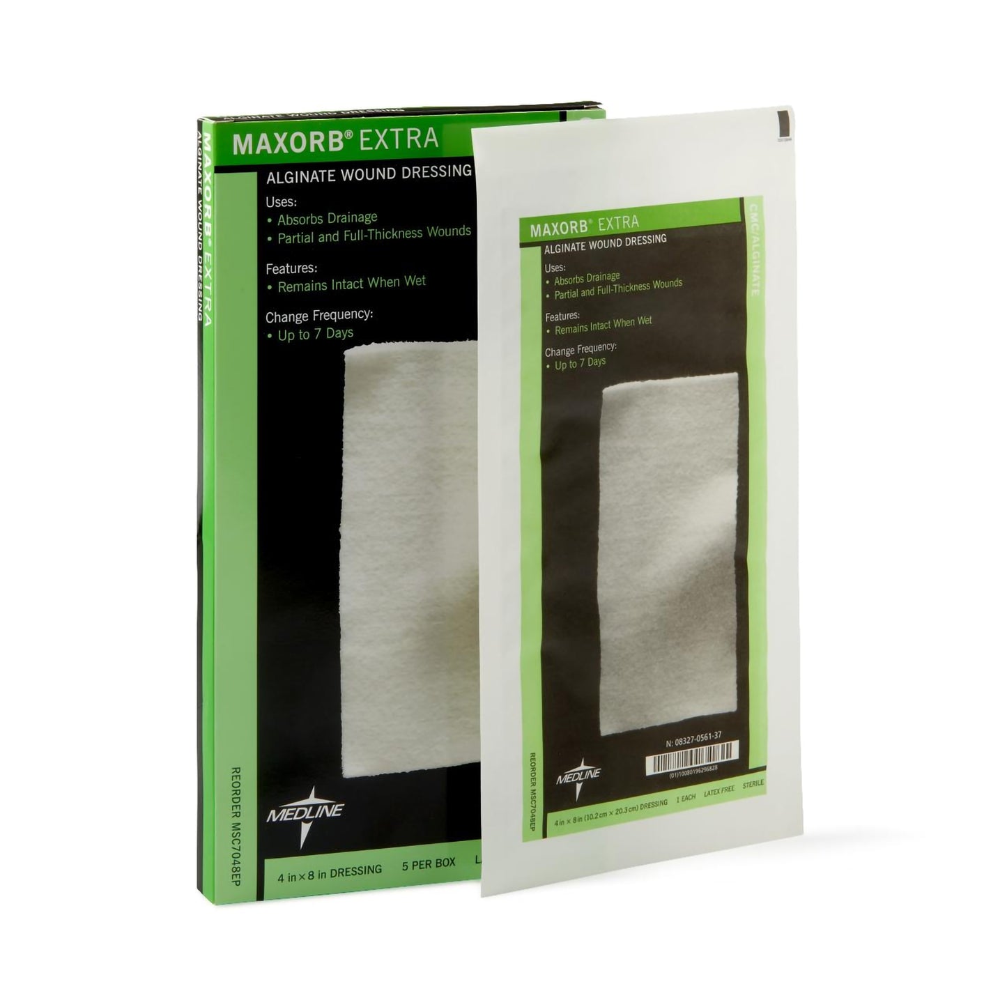 Maxorb Extra Calcium Alginate Wound Dressing, 10 x 20 cm 50/cs MSC7048EP - Save On Medical