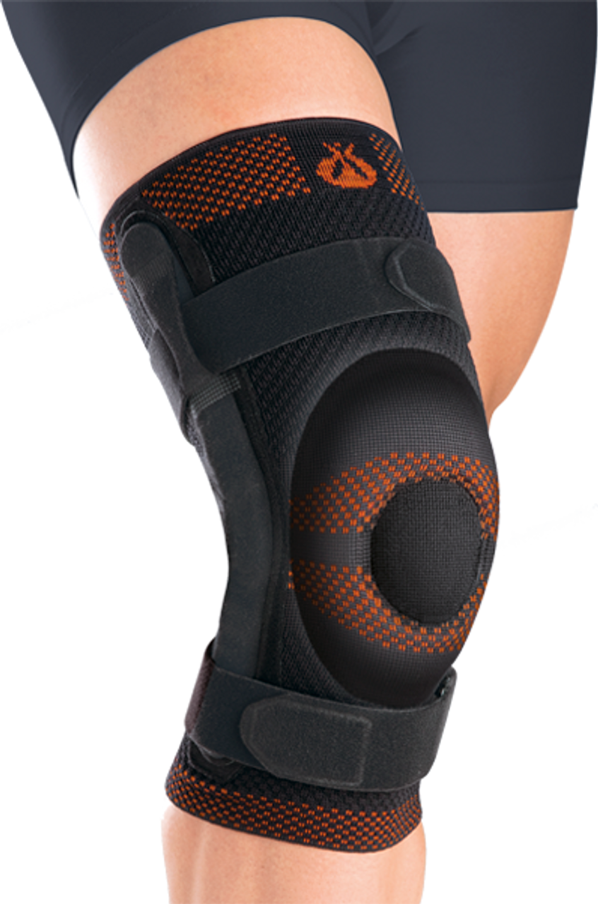 RODISIL CLOSED PATELLA SUPPORT w/ PAD AND POLYCENTRIC HINGES, 9106-X - Save On Medical