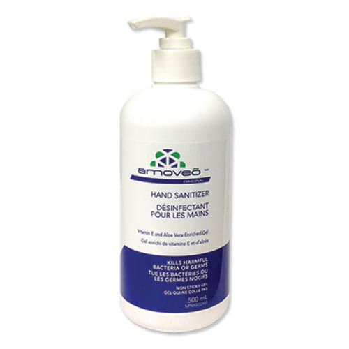 AMOVEO ANTISEPTIC HAND SANITIZER GEL ETHYL ALCOHOL, 70%, 500ML BOTTLE WITH PUMP