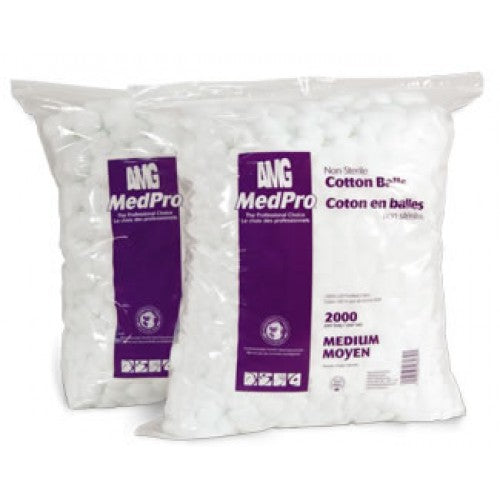 BG/1000 MEDPRO Non-Sterle Cotton Balls, Large