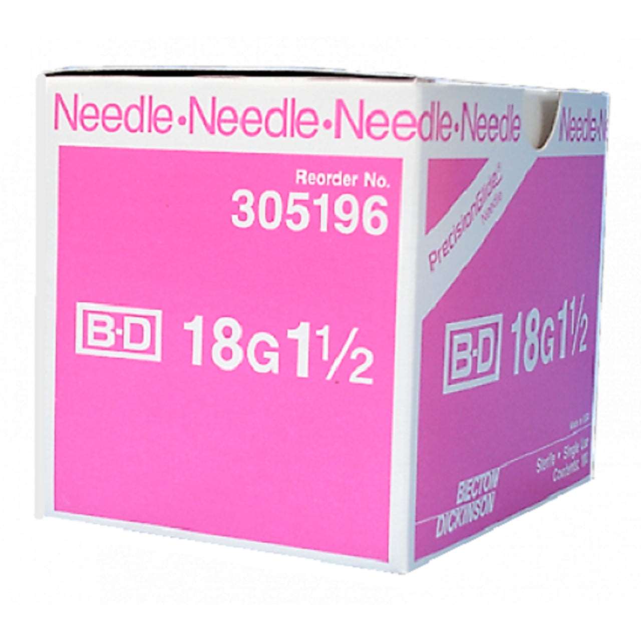 BD PrecisionGlide Needles 18G x 1.5" - Box of 100