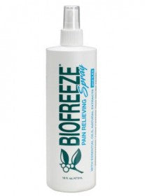 EA/1 BIOFREEZE CRYOTHERAPY PAIN RELIEVING GEL SPRAY BOTTLE 4OZ DYE AND PARABEN FREE - Save On Medical