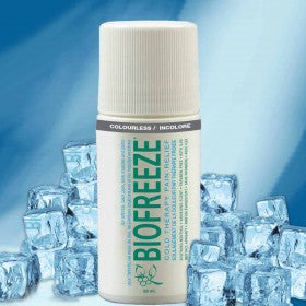 EA/1 BIOFREEZE CRYOTHERAPY PAIN RELIEVING GEL ROLL ON 3OZ DYE AND PARABEN FREE - Save On Medical