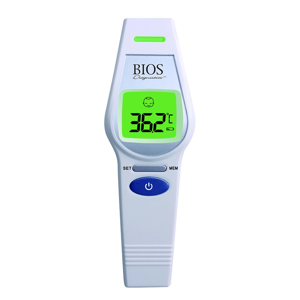 BIOS IR Non-Contact Forehead Thermometer - Instant & Accurate Readings - Save On Medical