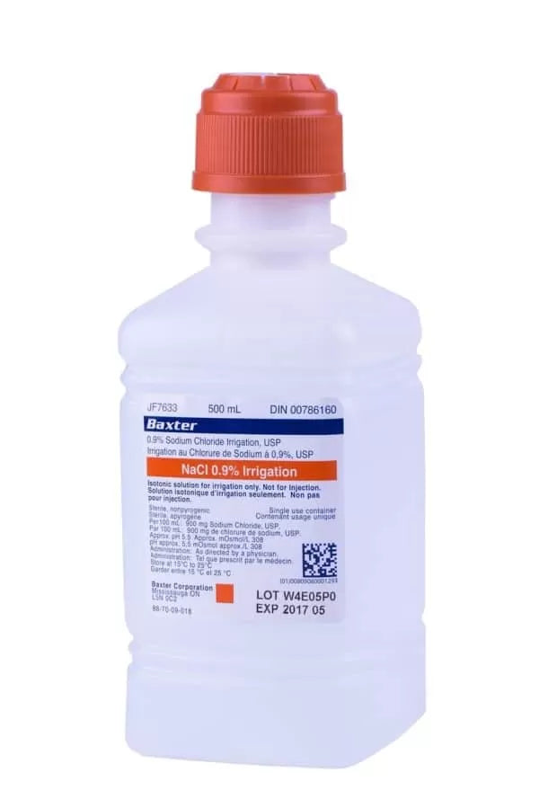 EA/1 0.9% NACL FOR IRRIGATION USP 500ml POUR BOTTLE (SODIUM CHLORIDE) - Save On Medical