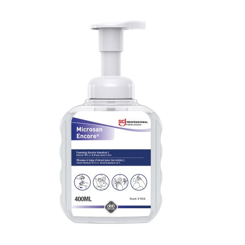 HAND SANITIZER FOAMING 72% ALCOHOL MICROSAN ENCORE 400ML