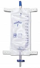 EA/1 LEG BAG WITH COMFORT STRAPS, SLIDE TAP DRAIN PORT, 900ML - Save On Medical