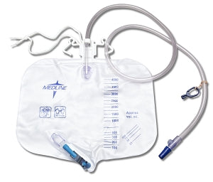 EA/1 URINARY DRAINAGE BAG 4000ML, W/ ANTI-REFLUX TOWER - Save On Medical