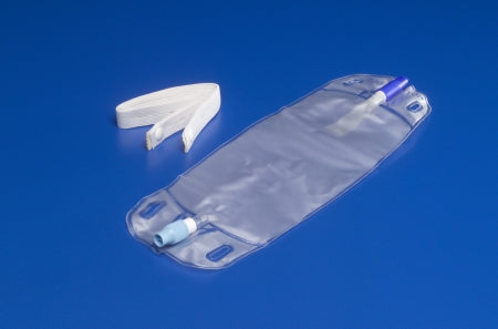 EA/1 CURITY URINE LEG BAG 25OZ (739ML) ANTI-REFLUX VALVE W/LEG STRAPS - Save On Medical