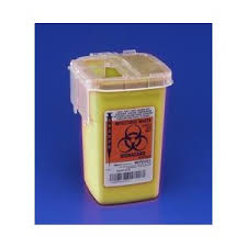 EA/1 PHLEBOTOMY SHARPS CONTAINER 1QT, YELLOW - Save On Medical