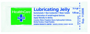 BX/145 HEALTHCARE PLUS LUBRICATING JELLY 3.5G PACKETS - Save On Medical