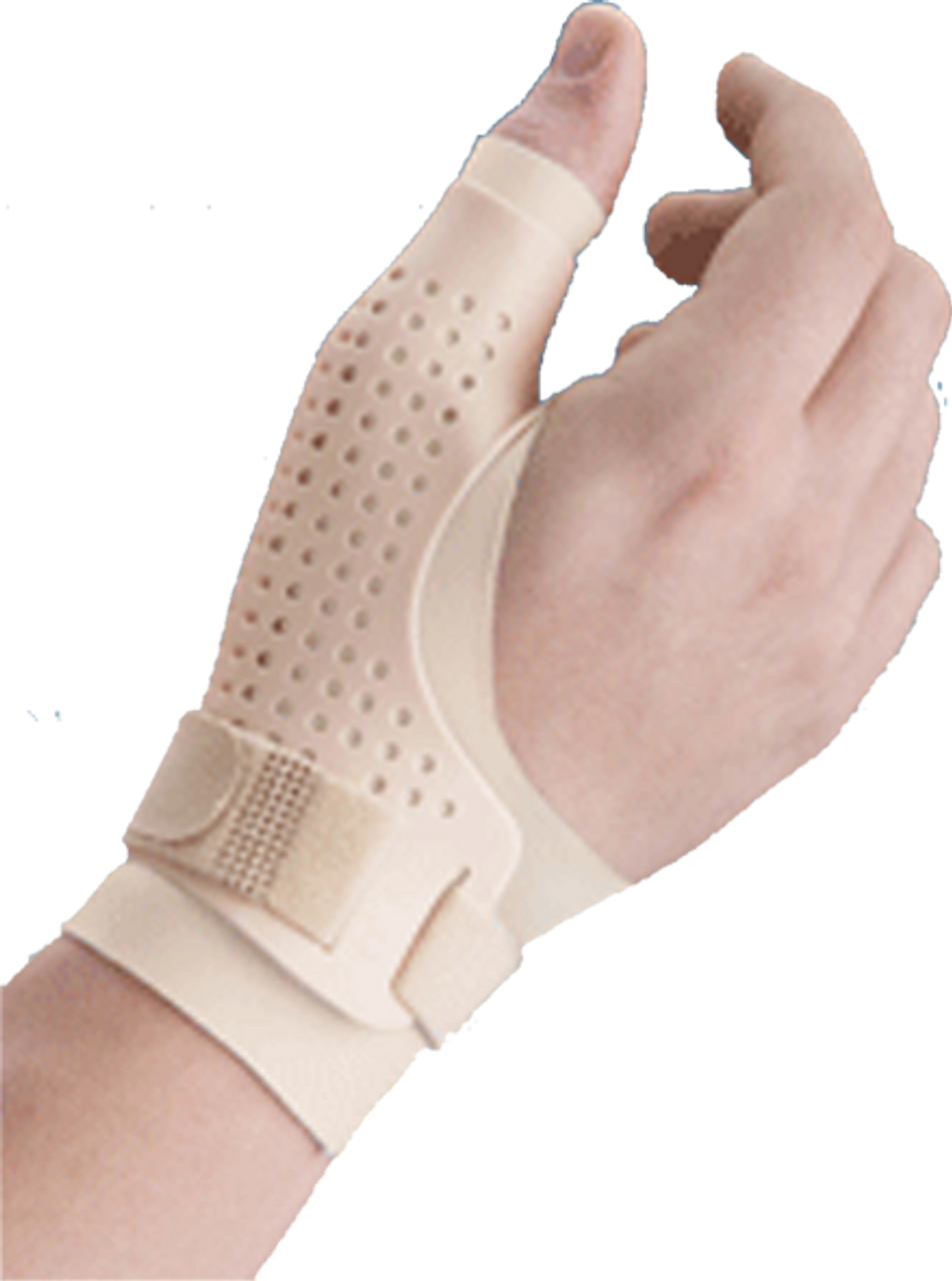 MANUTEC BREATHABLE THUMB IMMOBILIZING SPLINT - LEFT - Save On Medical