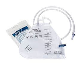 EA/1 URINARY DRAINAGE BAG 2000 ML W/ ANTI-FLUX VALVE LATEX FREE. - Save On Medical