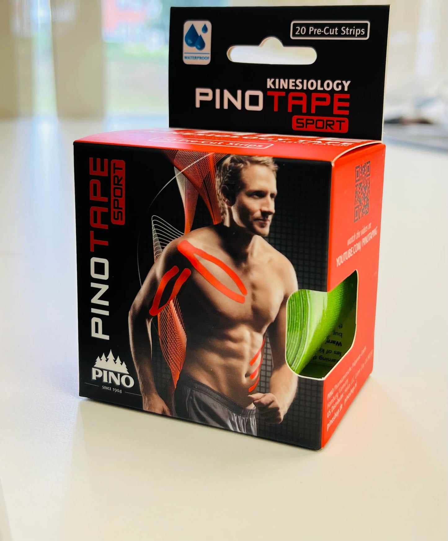 PinoTape PRO Sport - Pre-cut 5M - Lime green - Save On Medical