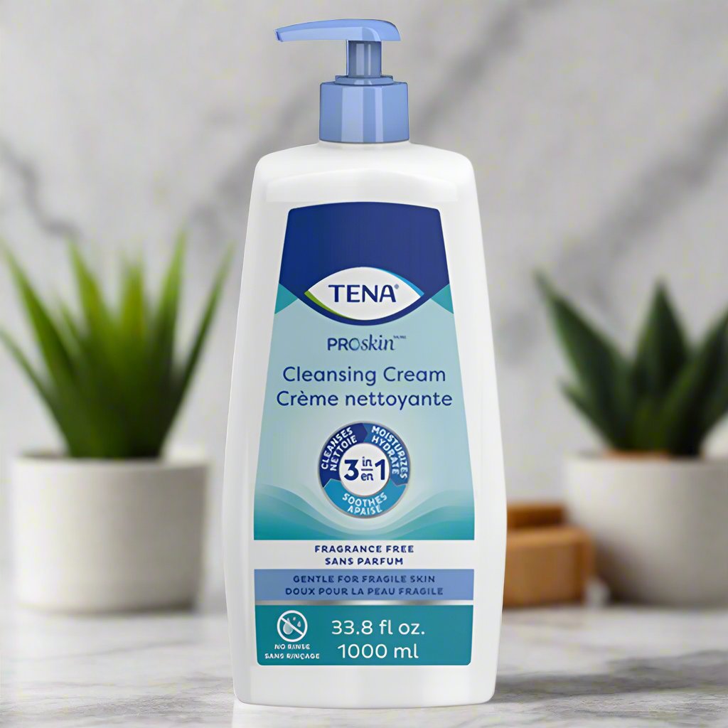 BTL/1 TENA CLEANSING CREAM (FORMERLY WASHCREAM) SCENT FREE 1000ML BTL - Save On Medical