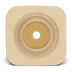 BX/10 NATURA DURAHESIVE FLEX BARRIER,FLANGE 4X4" 1-3/4"TAN - Save On Medical