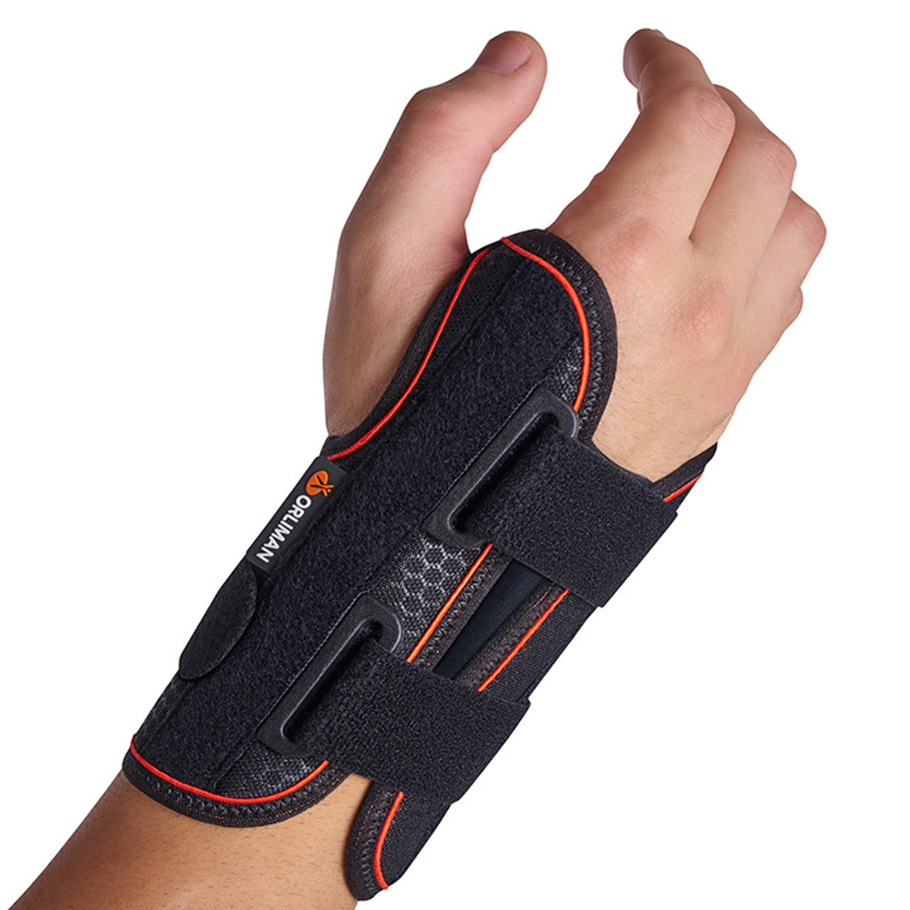 MF-I52 SEMI-RIGID LEFT WRIST SUPPORT w/PALMER SPLINT- SHORT MD/2 - Save On Medical