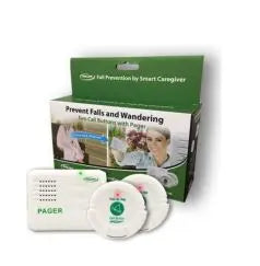 Two Call Button Paging System (2 nurse call buttons and 1 caregiver pager) - in retail packaging with batteries included - Save On Medical