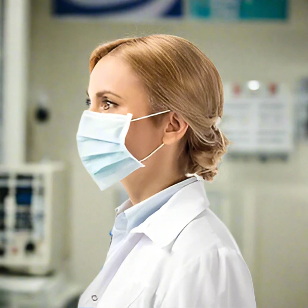 BX/50 ADULT PROCEDURE MASKS LEVEL 2 BLUE (4016)