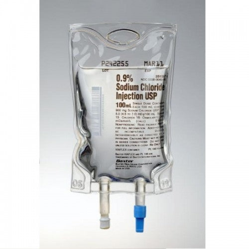 EA/1 SODIUM CHLORIDE 0.9% IV SOLUTION 100ml MINIBAG - Save On Medical