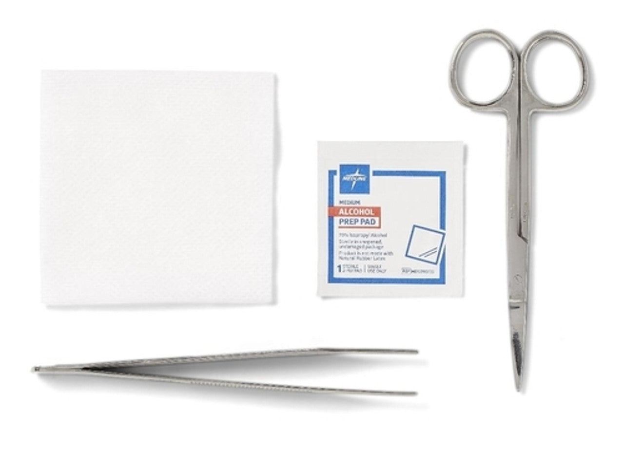 EA/1 SUTURE REMOVAL TRAY W/ LITTAUER WIRE SCISSORS - Save On Medical