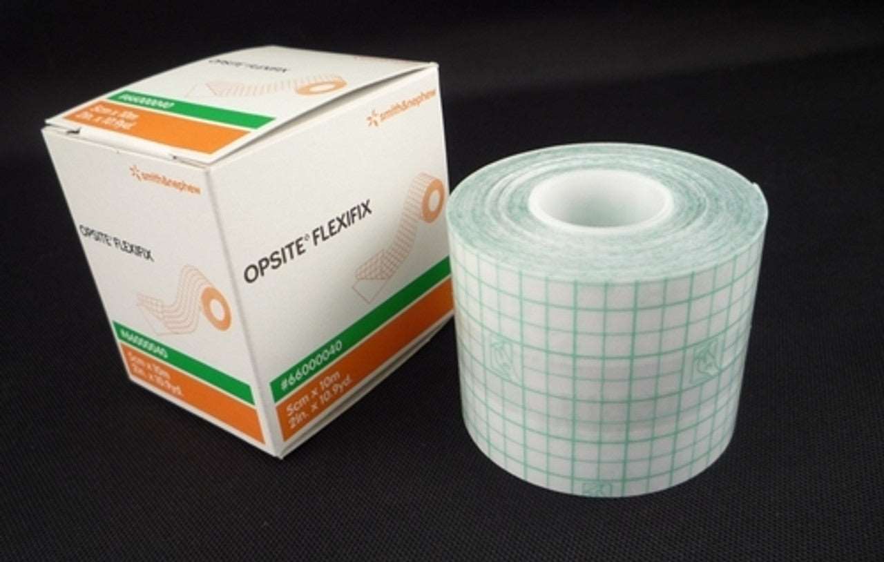BX/1 OPSITE FLEXIFIX TRANSPARENT FILM ROLL, SIZE 5CM X 10M - Save On Medical