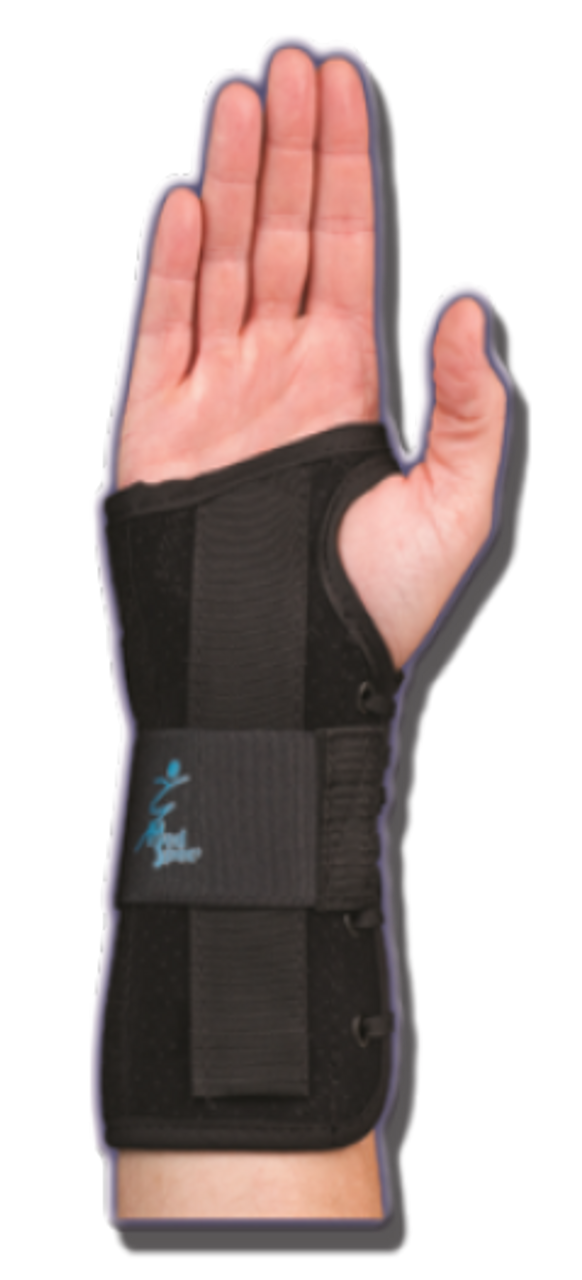 WRIST LACER 8" SUEDE BLACK - Right UNIVERSAL, 223491 - Save On Medical