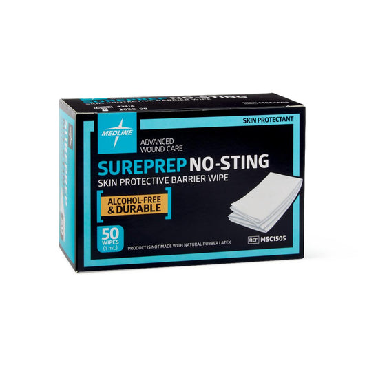 Sureprep No Sting Wipe, 1 mL 50/bx, 500 ea/ cs MSC1505 - Save On Medical