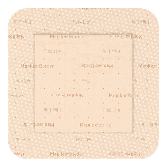 BX/5 MEPILEX BORDER FLEX LITE ADHERENT FOAM DRESSING 7.5CM X 7.5CM - Save On Medical