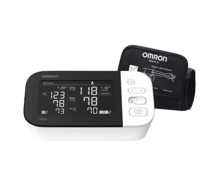 Omron Blood Pressure Monitor With Bluetooth Connectivity