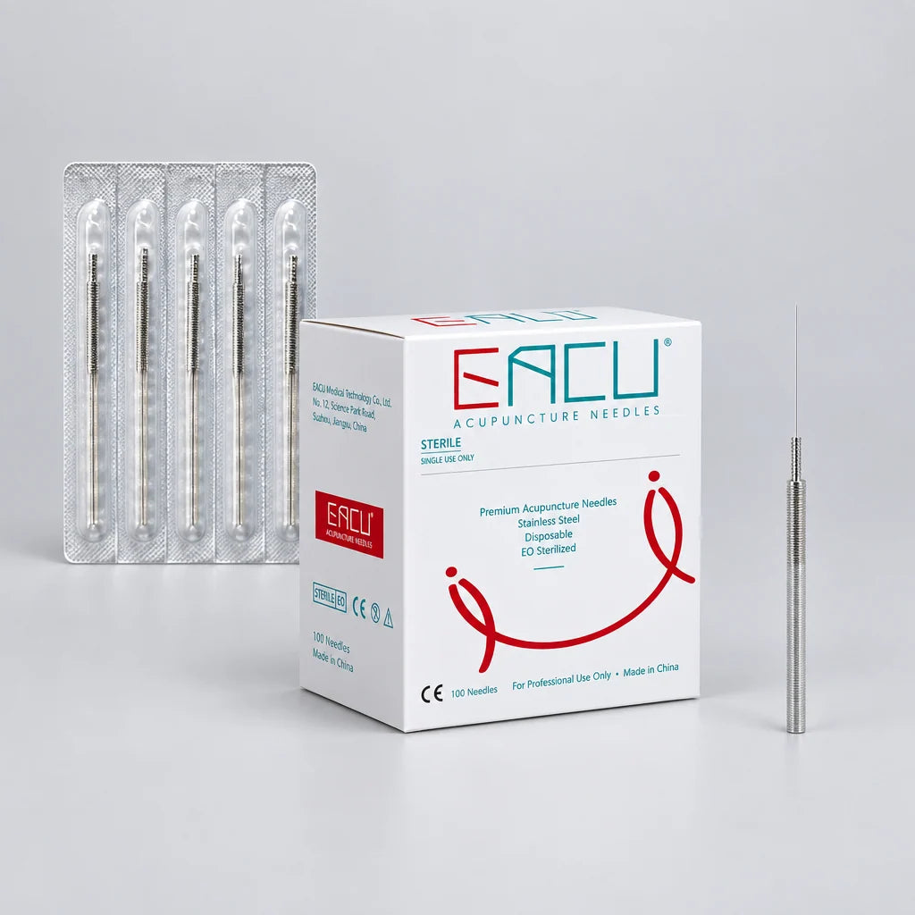 EACU Acupuncture Needles - 100 per box