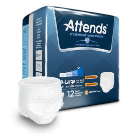 36596 Attends Discreet Overnight Underwear X-Large - Save On Medical