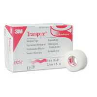 BX/12 TAPE TRANSPORE 1IN X 10YD CLEAR - Save On Medical