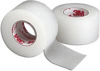 TRANSPORE SURGICAL TAPE 1" X 1.5YD PLASTIC TRANSPARENT HYPOALLERGENIC POLYETHYLENE LATEX-FREE BX/100