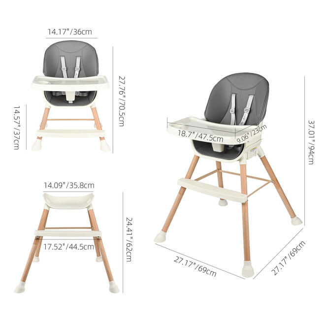 4-in-1 Baby Toddler High Chair - Save On Medical