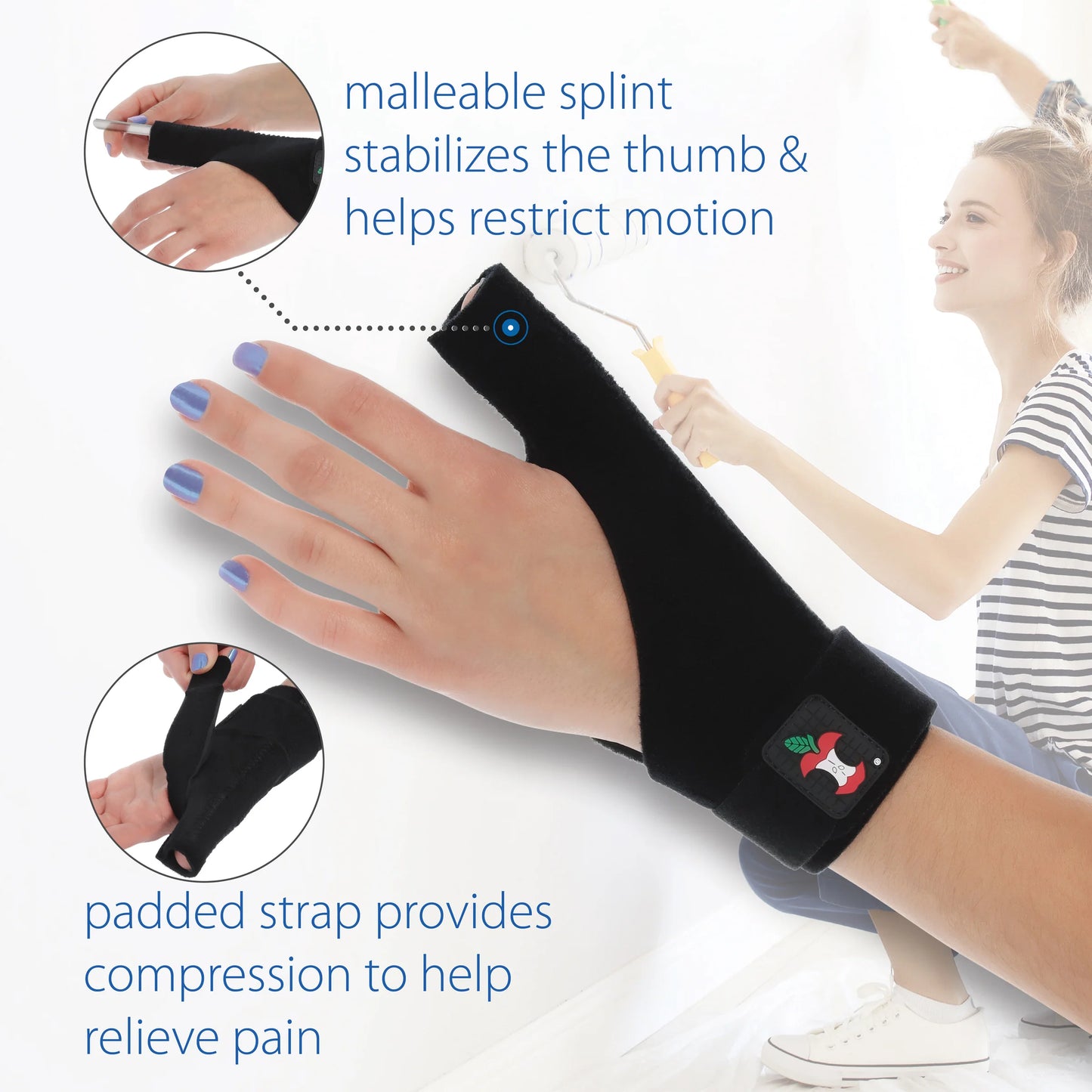 CMC Thumb Spica Splint, R/L (OSFM) - NEW & IMPROVED
