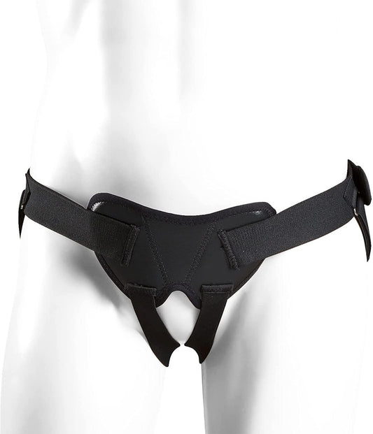 CMO BLACK DOUBLE HERNIA BELT , 0118 BLA - Save On Medical
