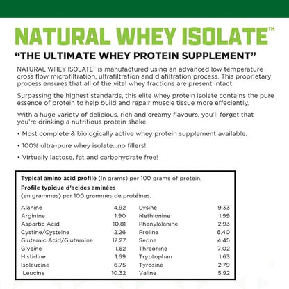 Natural Whey Isolate Unflavoured 5LB BioX