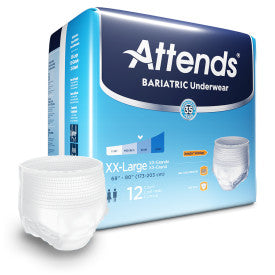 42464 Attends Bariatric Underwear XX-Large 68"-80" Waist