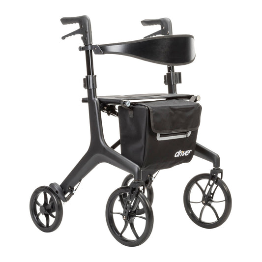 AeroCarbon Ultra-Lite Rollator - Walker with Seat and Backrest