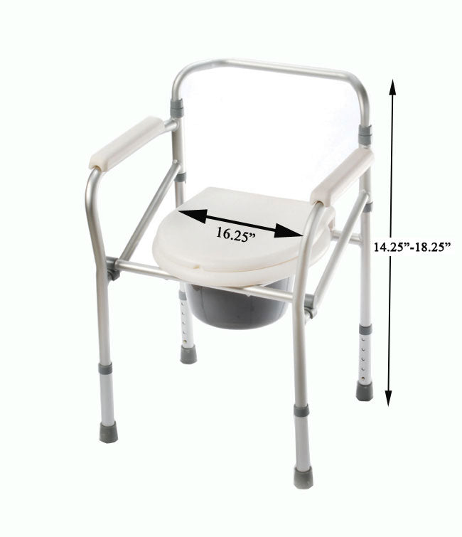 Aluminum Folding Commode MHCM - Save On Medical