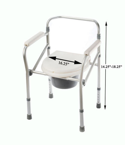 Aluminum Folding Commode MHCM - Save On Medical