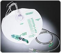 EA/1 INFECTION CONTROL URINE DRAINAGE BAG W/ ANTI-REFLUX CHAMBER 2000ml TEARDROP SHAPED VENTED STERILE COMES W/ HANGER, VALVE & TUBING - Save On Medical
