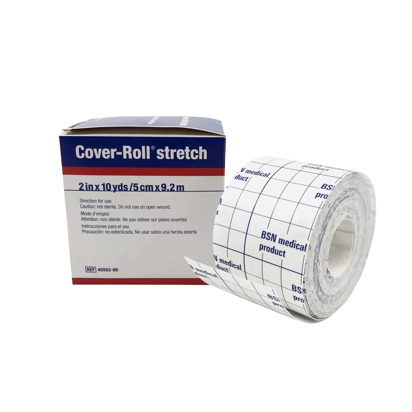 BX/1  COVER-ROLL STRETCH NON-WOVEN ADHESIVE FIXATION SHEET 5CM X 9.2M - Save On Medical