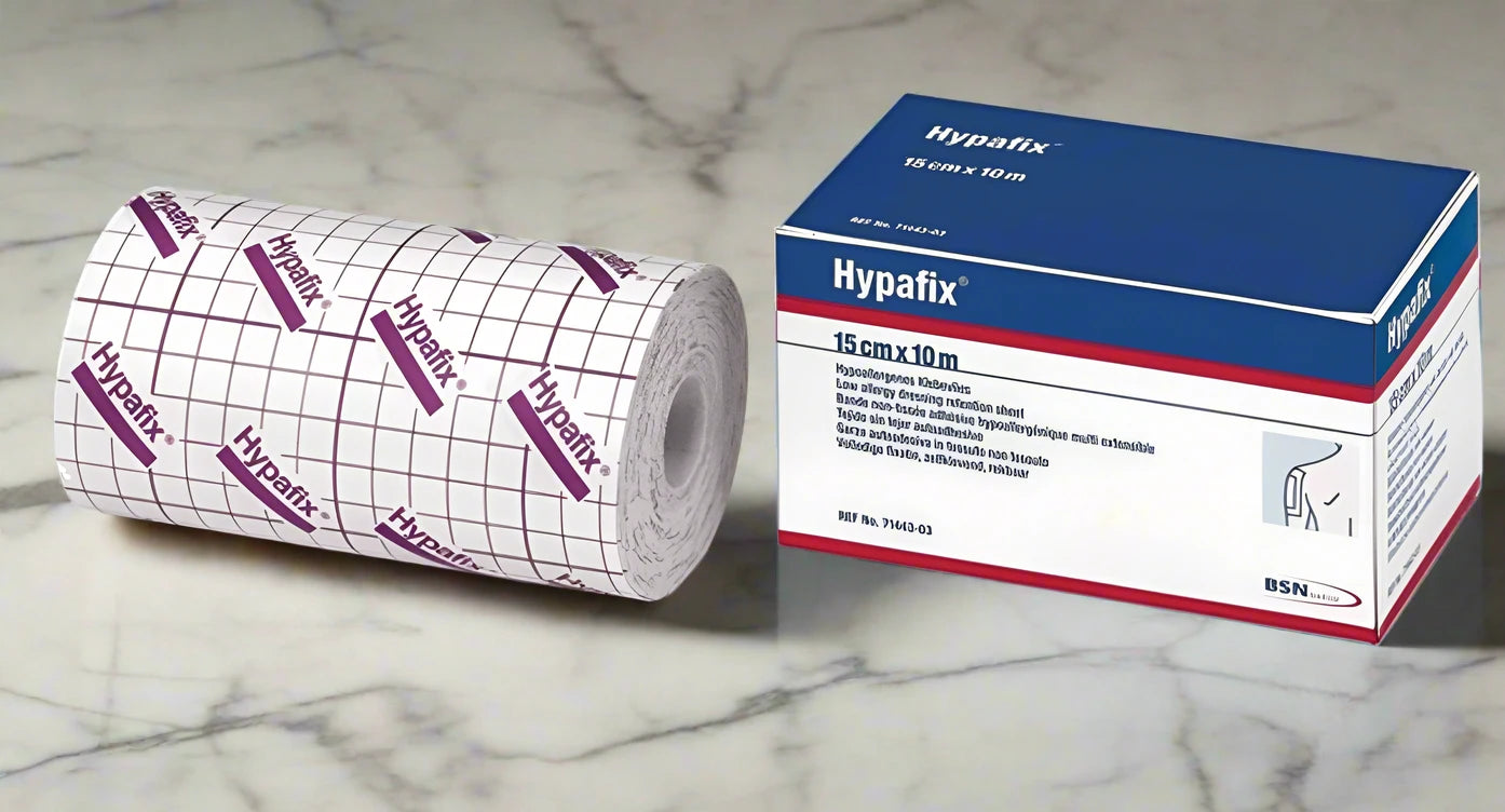 BX/1 HYPAFIX STRETCH NON-WOVEN ADHESIVE FIXATION SHEET 10CM X 10M - Save On Medical