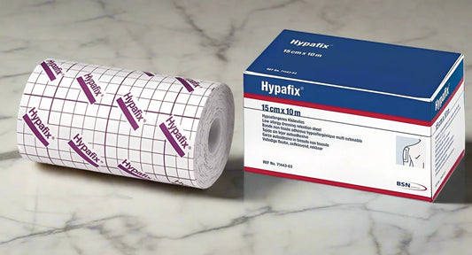 BX/1 HYPAFIX STRETCH NON-WOVEN ADHESIVE FIXATION SHEET 10CM X 10M - Save On Medical