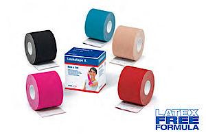 RL/1 LEUKOTAPE K THIN ELASTIC ADHESIVE TAPE 5CM X 5M, BEIGE - Save On Medical
