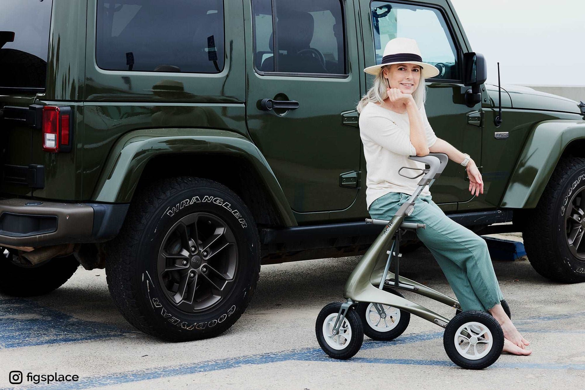 BYACRE Carbon Overland Rollator Made in Denmark - Save On Medical